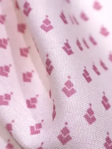 Paint Floral Linen Cotton Fabric [Festive Dress Material] SPAO-7750-18008 thumb 2