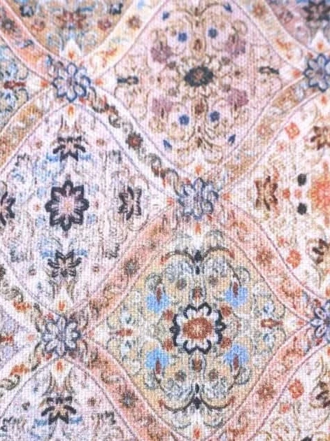 Vintage Poly Linen Print Fabric [Traditional Look] SPAO-7750-16034-Small thumb 3